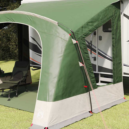 Caravan Tent met dak met opslag Groen 400 x 270 x 245 cm
