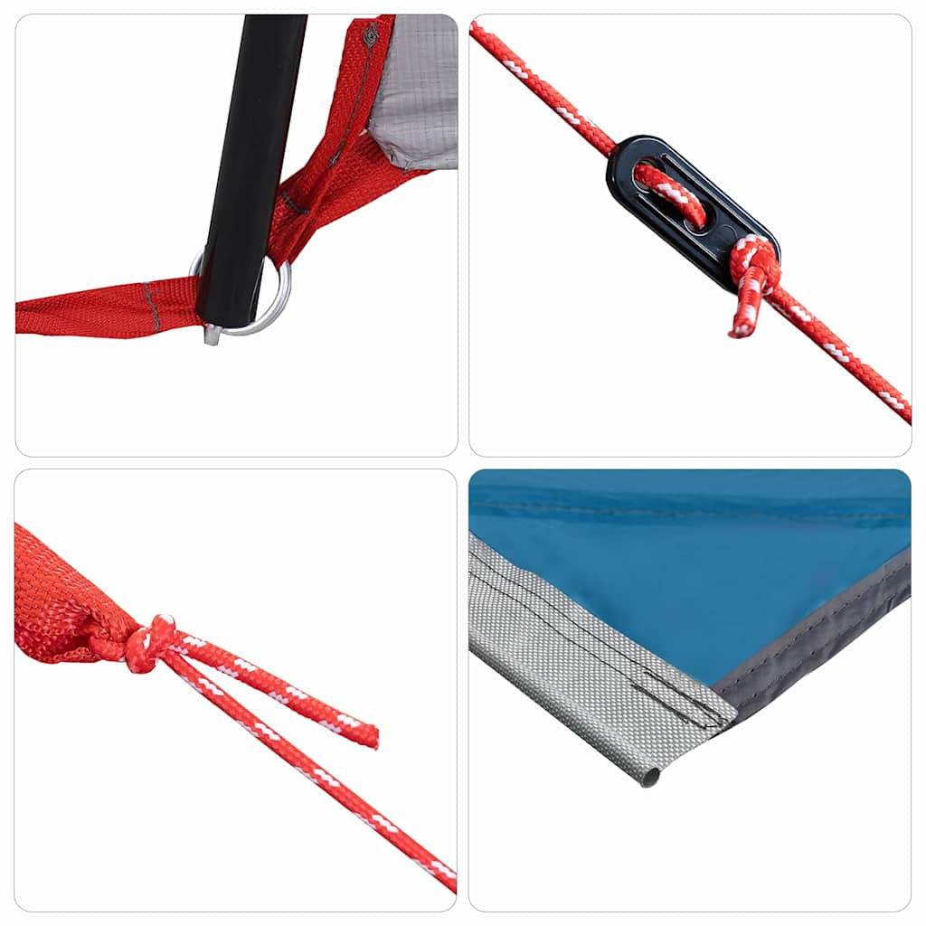 Caravan Tent met dak met opslag Blauw 400 x 270 x 245 cm