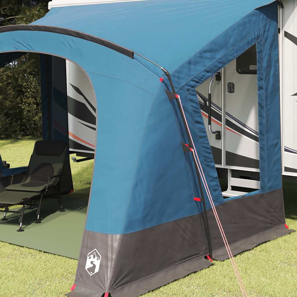 Caravan Tent met dak met opslag Blauw 400 x 270 x 245 cm
