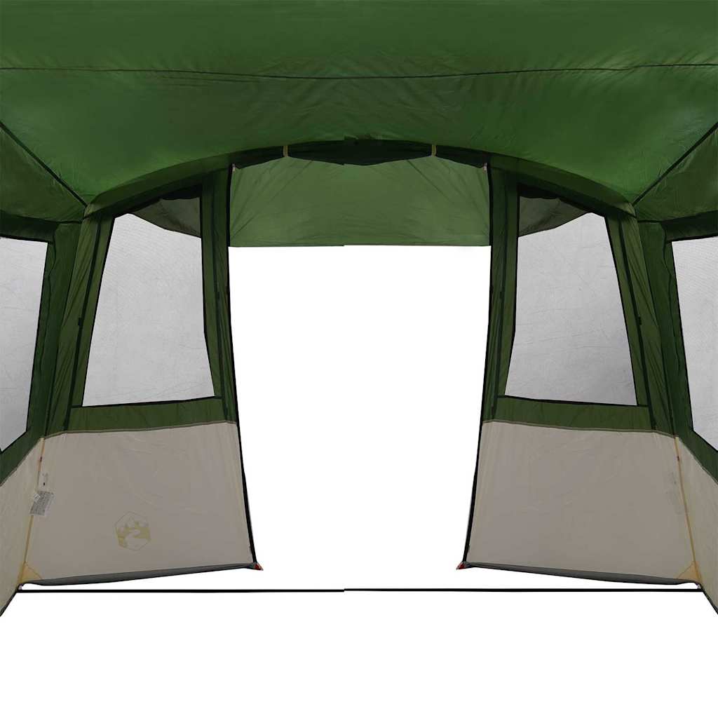 Achterkleptent voor Caravan met dak Groen 352 x 250 x 245 cm