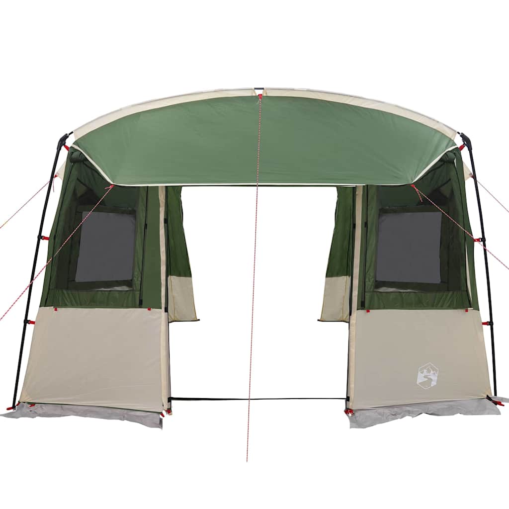 Achterkleptent voor Caravan met dak Groen 352 x 250 x 245 cm