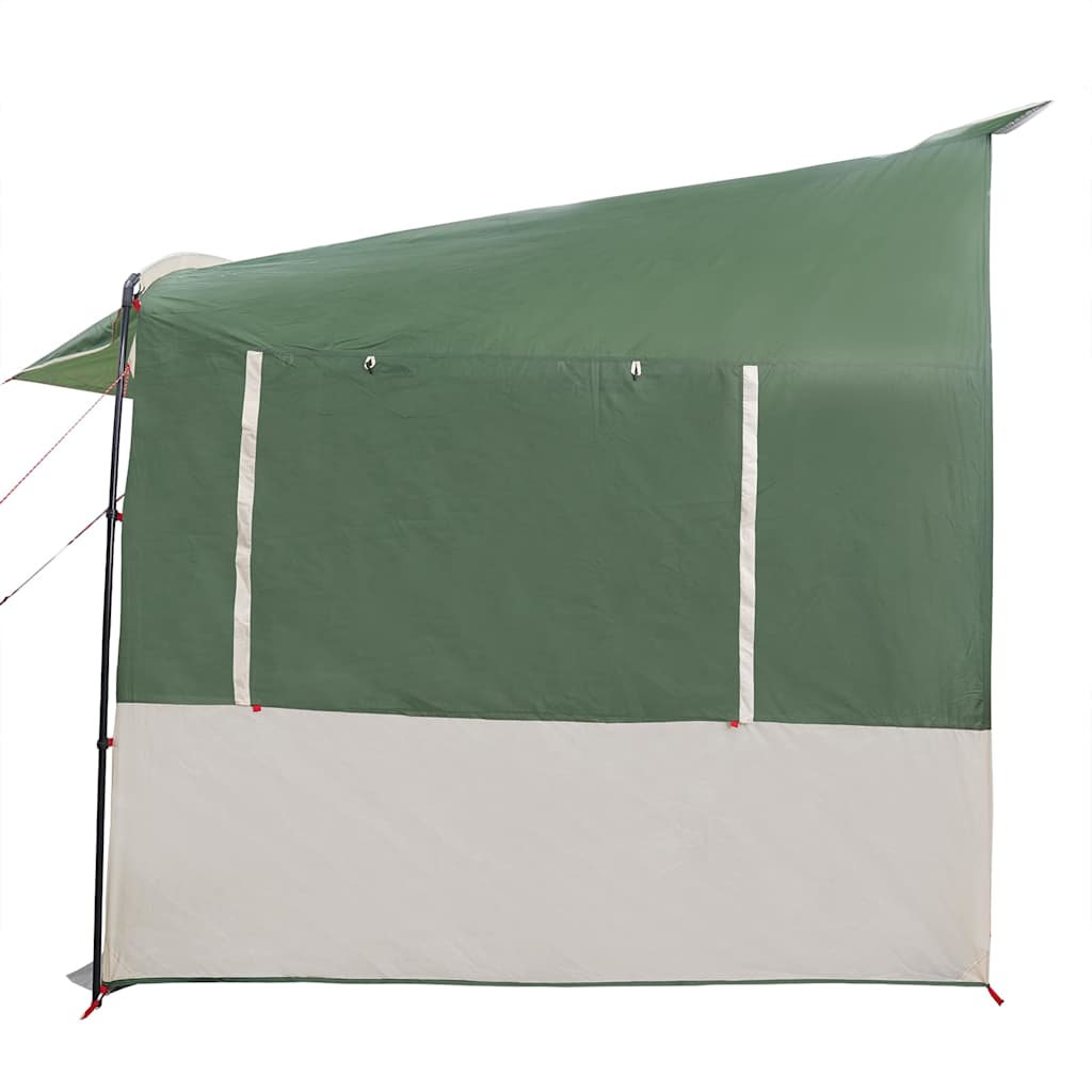 Achterkleptent voor Caravan met dak Groen 352 x 250 x 245 cm