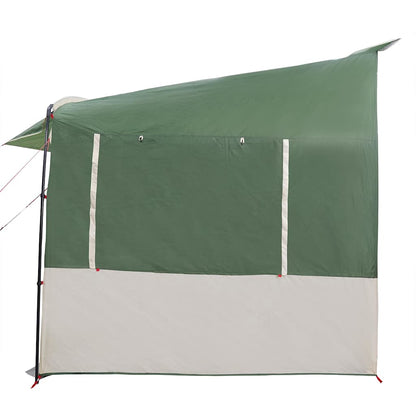 Achterkleptent voor Caravan met dak Groen 352 x 250 x 245 cm