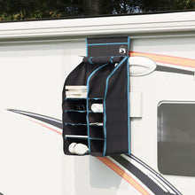 Hangende Tent Organizer 10 Vakken Zwart 40,5 x 25 x 80 cm