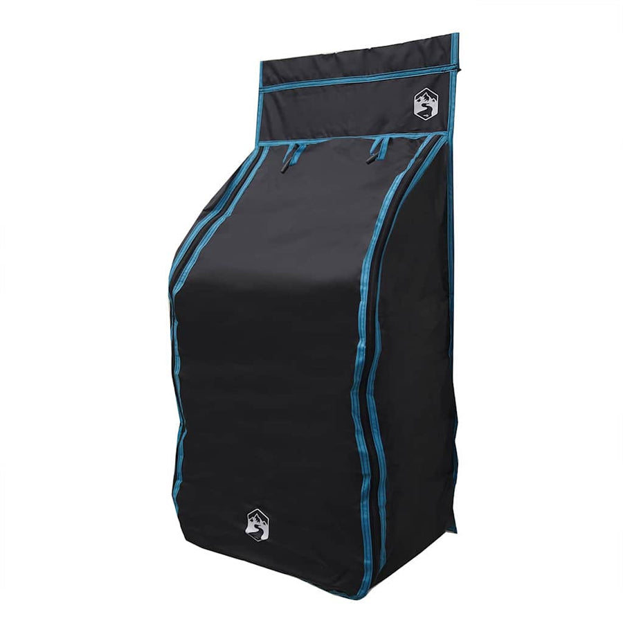 Hangende Tent Organizer 10 Vakken Zwart 40,5 x 25 x 80 cm
