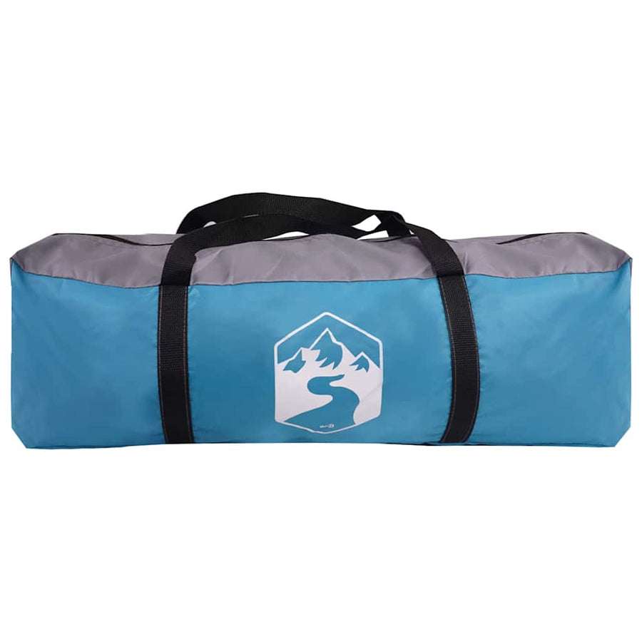 Huisje Tent met dak Blauw en Grijs 405 x 405 x 273 cm