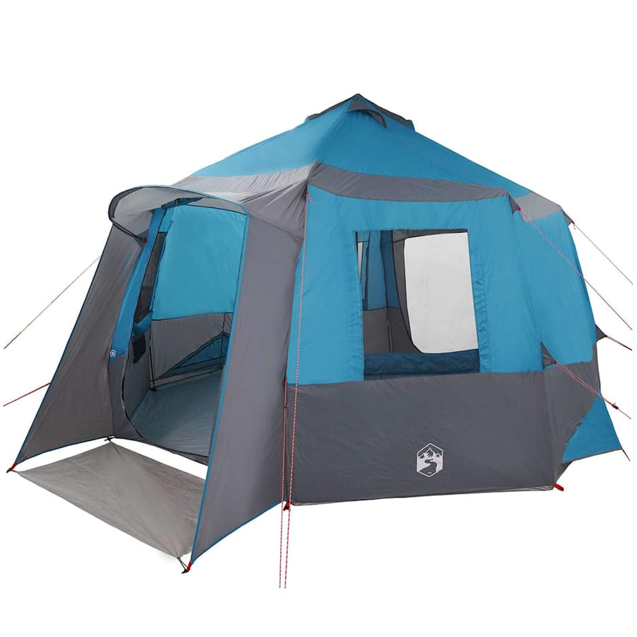Huisje Tent met dak Blauw en Grijs 405 x 405 x 273 cm
