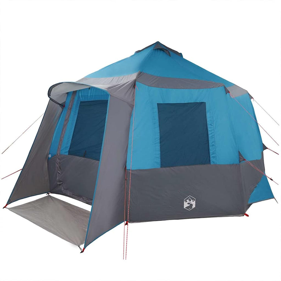 Huisje Tent met dak Blauw en Grijs 405 x 405 x 273 cm