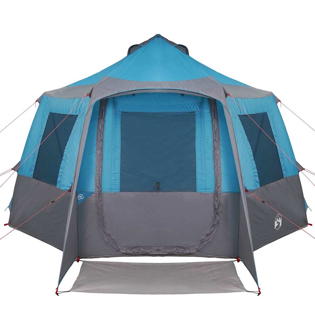 Huisje Tent met dak Blauw en Grijs 405 x 405 x 273 cm