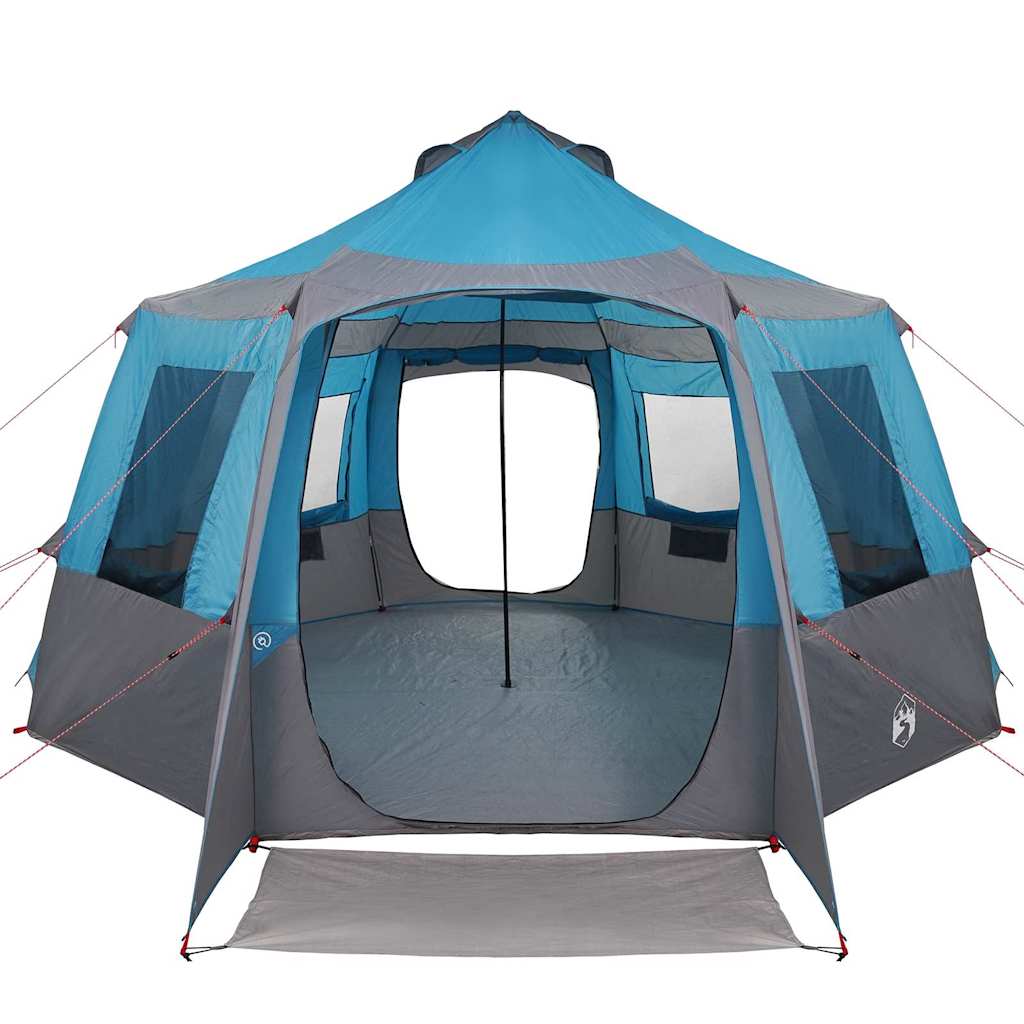 Huisje Tent met dak Blauw en Grijs 405 x 405 x 273 cm