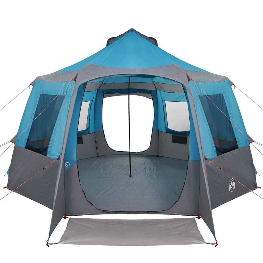 Huisje Tent met dak Blauw en Grijs 405 x 405 x 273 cm