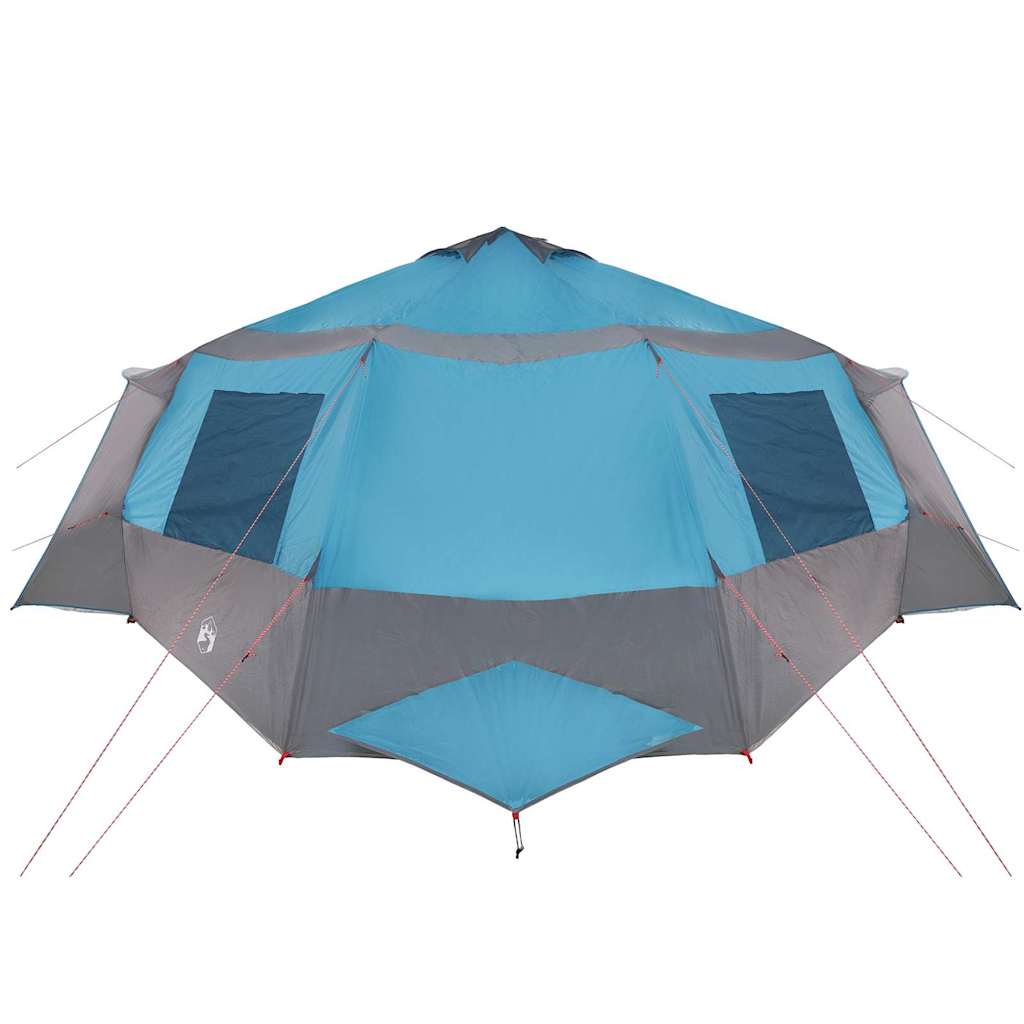 Huisje Tent met dak Blauw en Grijs 405 x 405 x 273 cm