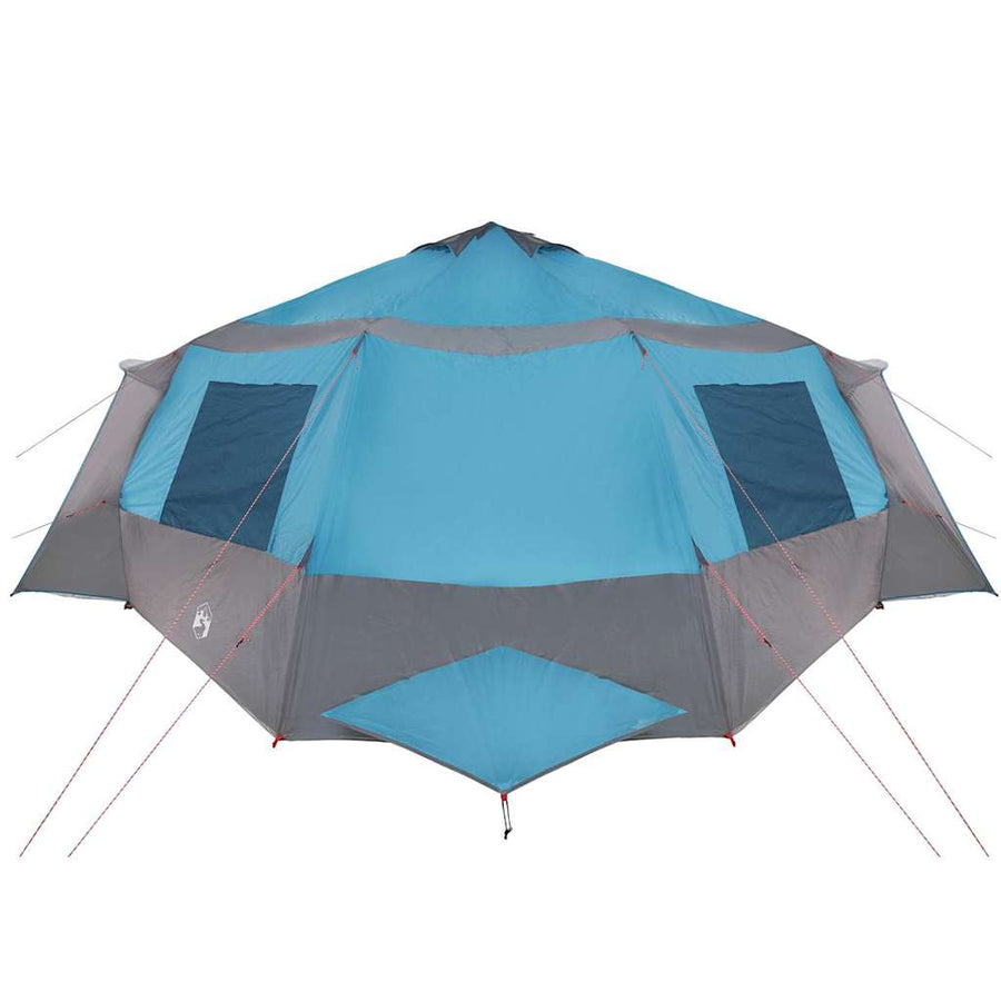 Huisje Tent met dak Blauw en Grijs 405 x 405 x 273 cm
