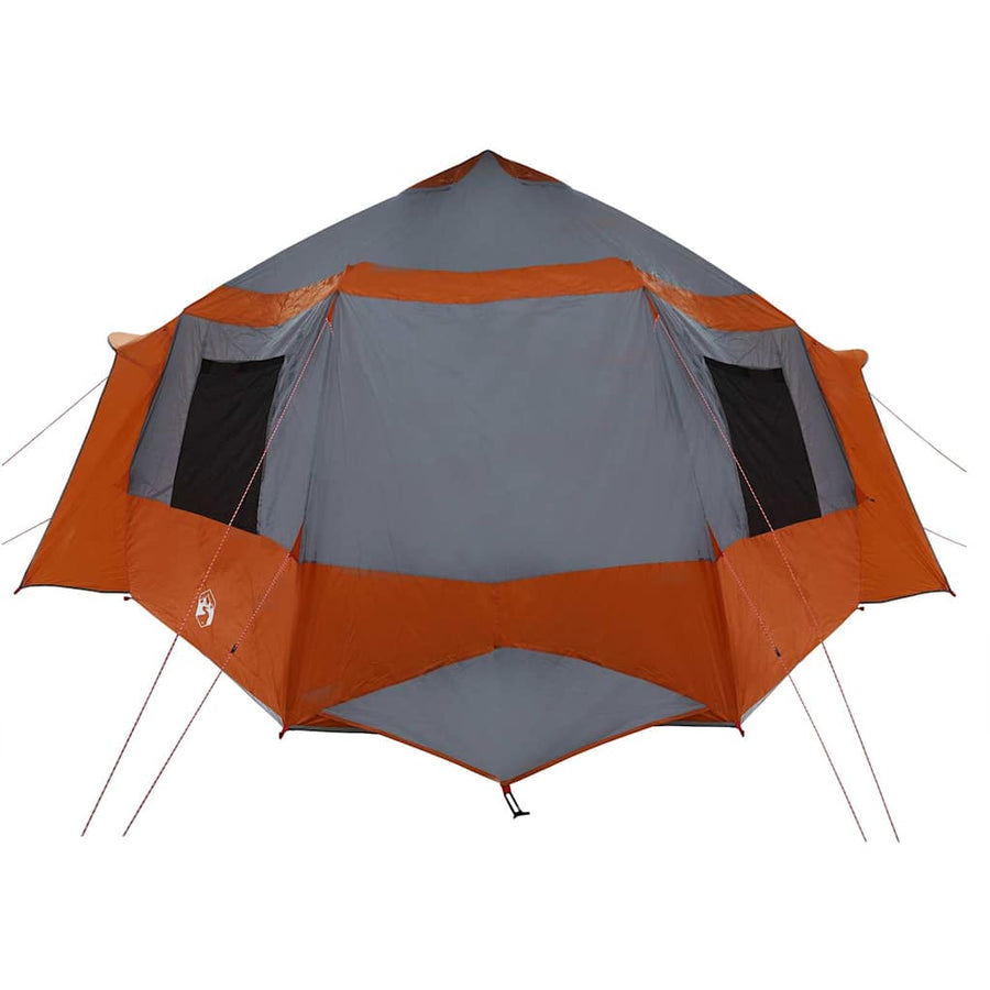Huisje Tent met dak Grijs en Oranje 405 x 405 x 273 cm