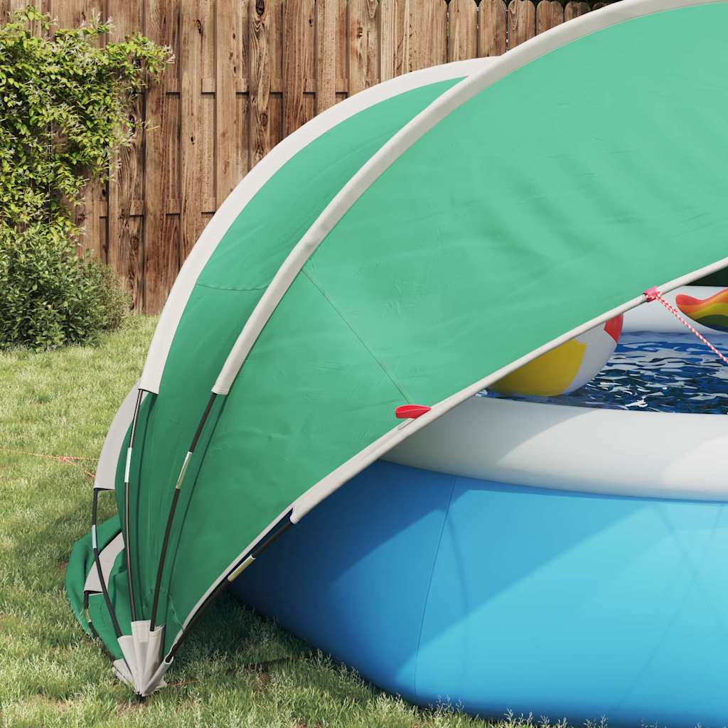 Pooldome Groen 336 x 322 x 160 cm 185T polyester met PU-coating