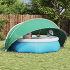 Pooldome 336x322x160 cm groen polyester
