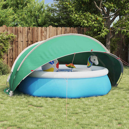 Pooldome Groen 336 x 322 x 160 cm 185T polyester met PU-coating
