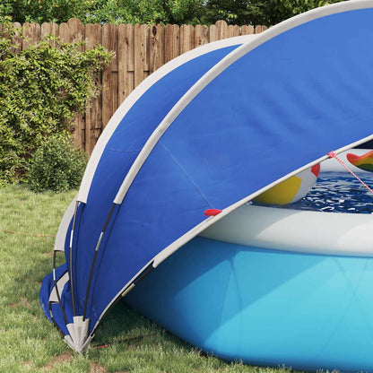Pooldome Blauw 405 x 405 x 192 cm 185T polyester met PU-coating