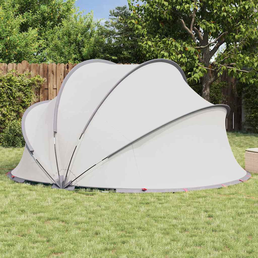Pooldome Grijs en Oranje 405 x 405 x 192 cm