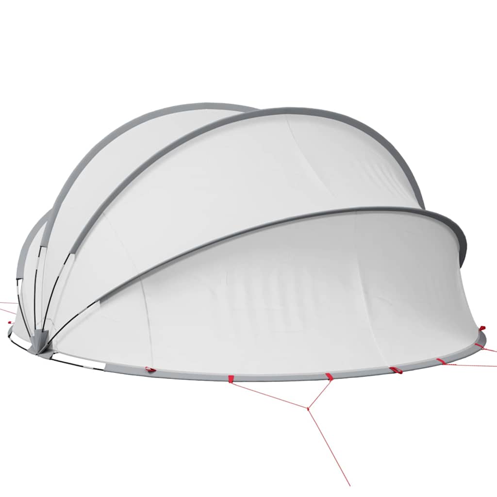 Pooldome Grijs en Oranje 405 x 405 x 192 cm