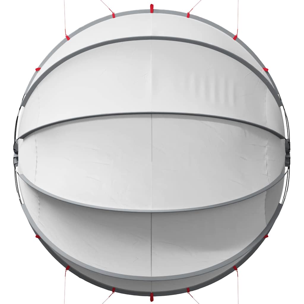 Pooldome Grijs en Oranje 405 x 405 x 192 cm