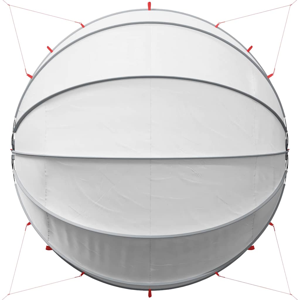 Pooldome Grijs en Oranje 430 x 430 x 210 cm