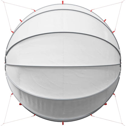 Pooldome Grijs en Oranje 430 x 430 x 210 cm