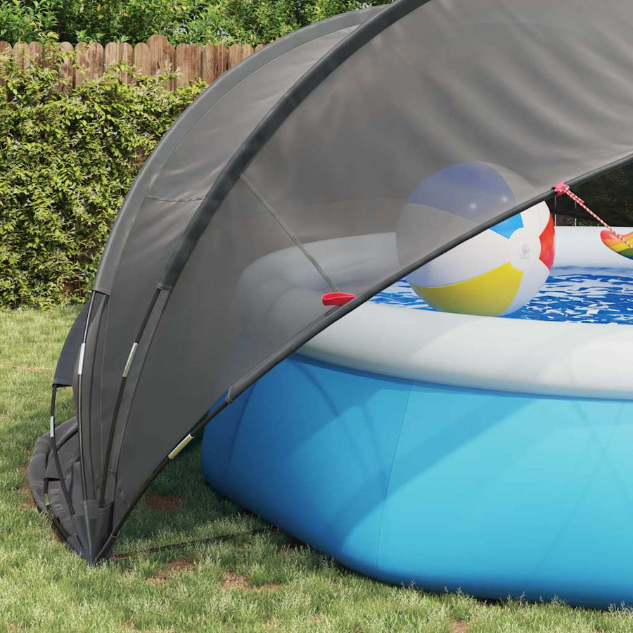 Pooldome Zwart 430 x 430 x 210 cm 185T polyester met PU-coating