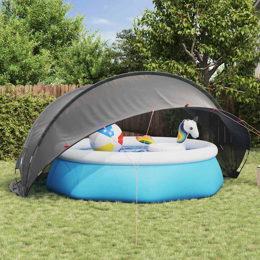 Pooldome Zwart 430 x 430 x 210 cm 185T polyester met PU-coating