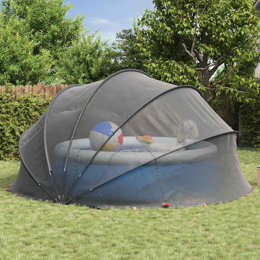 Pooldome Zwart 430 x 430 x 210 cm 185T polyester met PU-coating