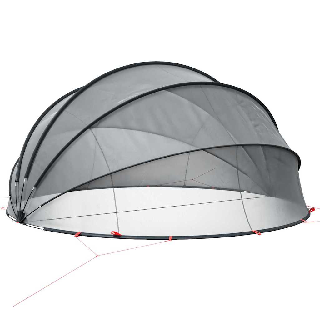Pooldome Zwart 430 x 430 x 210 cm 185T polyester met PU-coating
