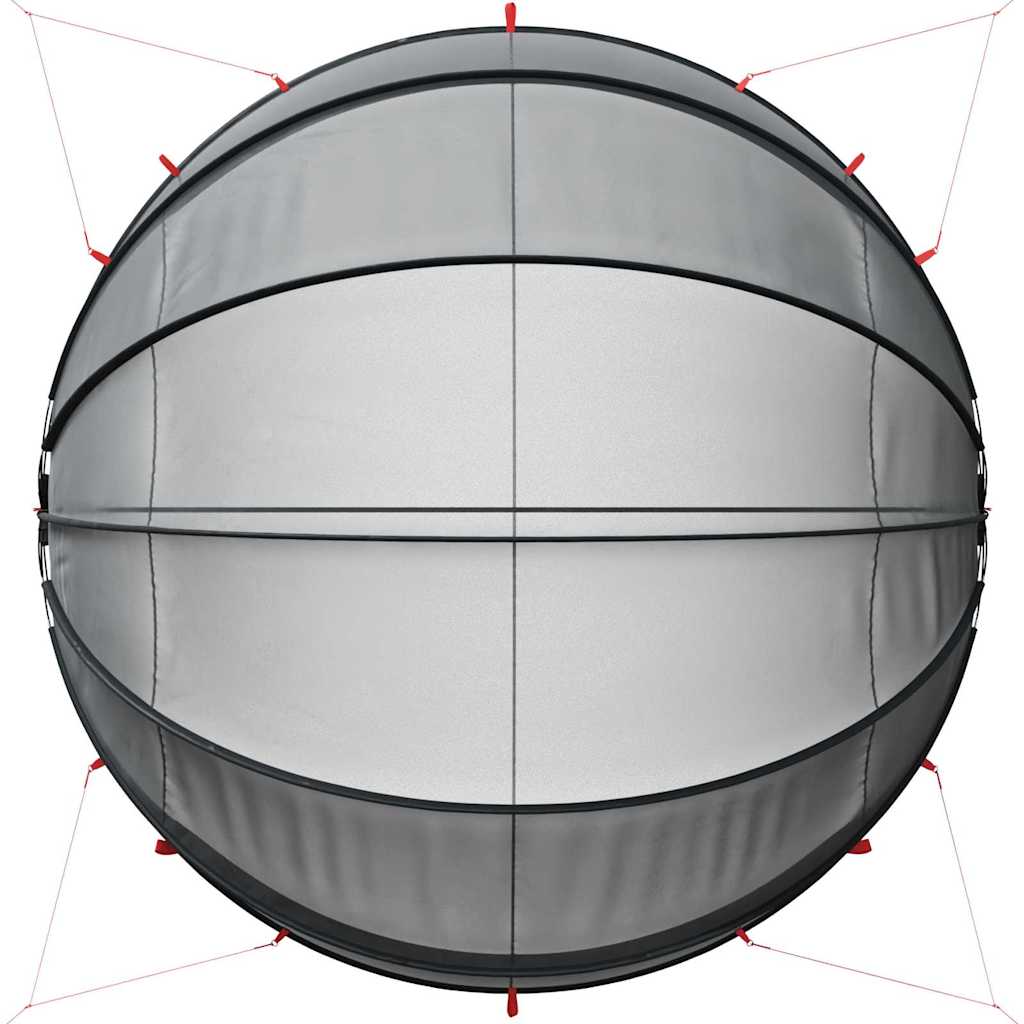 Pooldome Zwart 430 x 430 x 210 cm 185T polyester met PU-coating