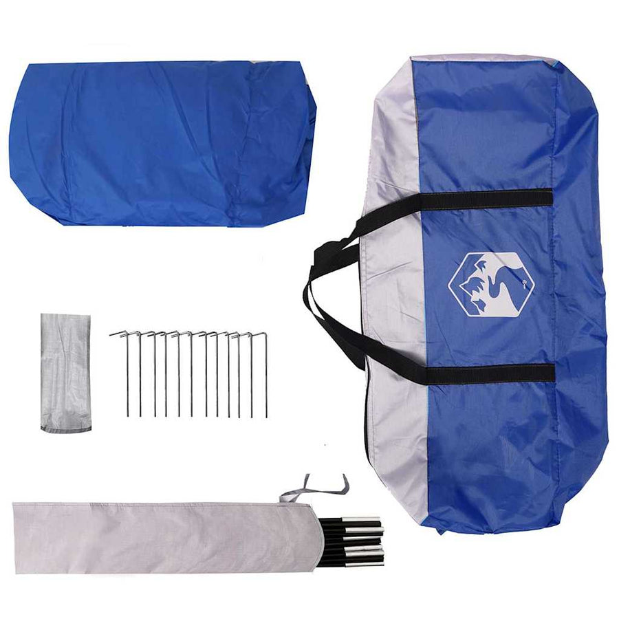Pooldome Blauw 472 x 460 x 229 cm 185T polyester met PU-coating
