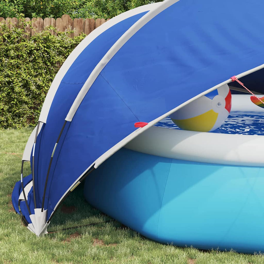 Pooldome Blauw 472 x 460 x 229 cm 185T polyester met PU-coating