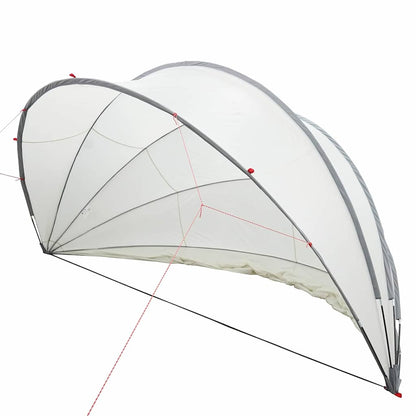 Pooldome Grijs en Oranje 472 x 460 x 229 cm