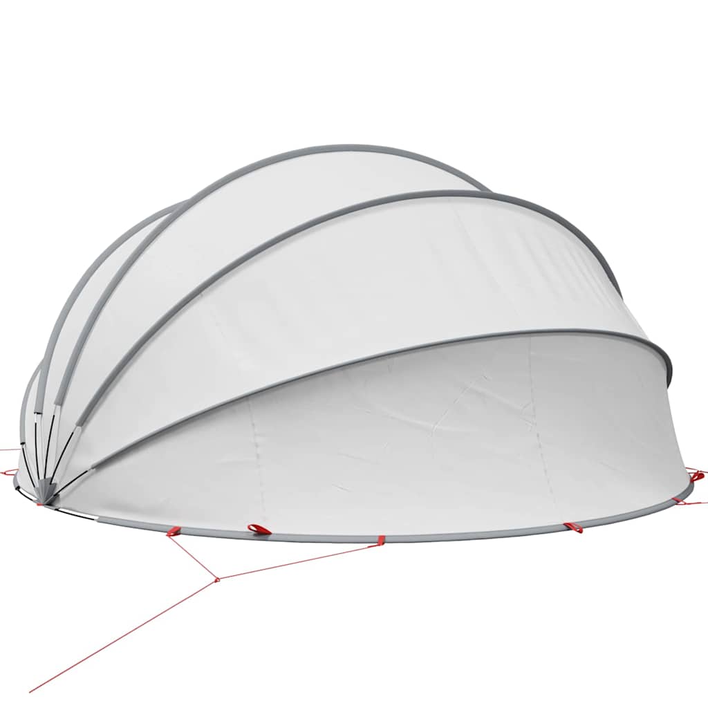 Pooldome Grijs en Oranje 472 x 460 x 229 cm