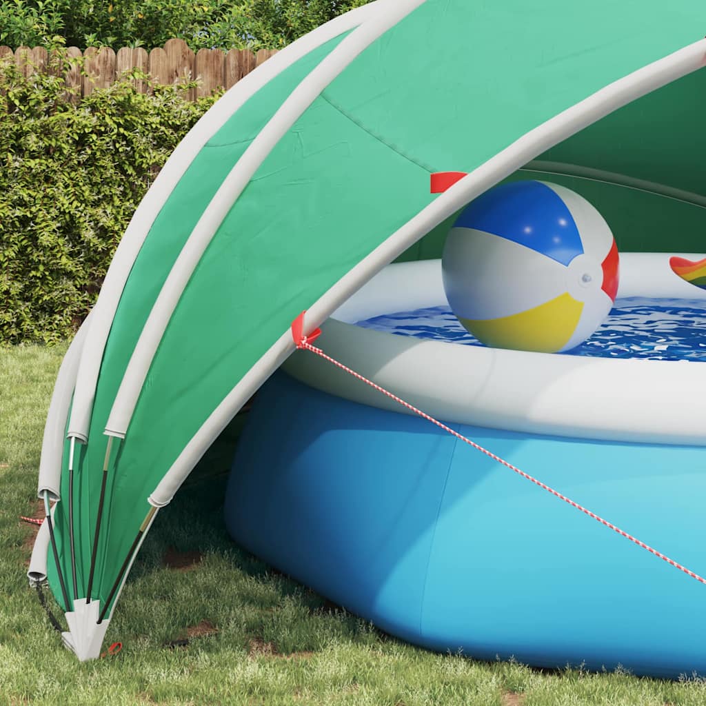 Pooldome Groen 500 x 500 x 236 cm 185T polyester met PU-coating