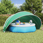 Pool dome Green 500 x 500 x 236 cm 185T polyester with PU coating