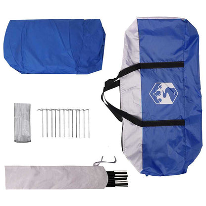 Pooldome Blauw 500 x 500 x 236 cm 185T polyester met PU-coating