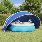 Pool Dome Blue 500 x 500 x 236 cm 185T polyester with PU coating