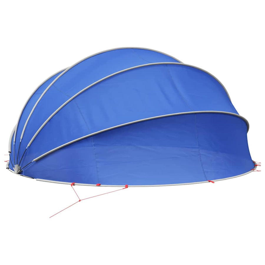 Pooldome Blauw 500 x 500 x 236 cm 185T polyester met PU-coating