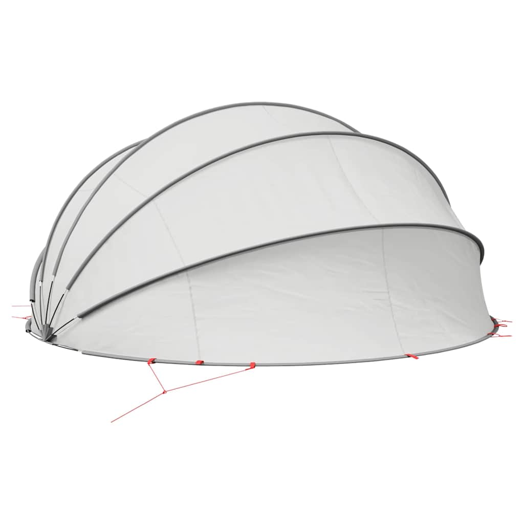 Pooldome Grijs en Oranje 500 x 500 x 236 cm