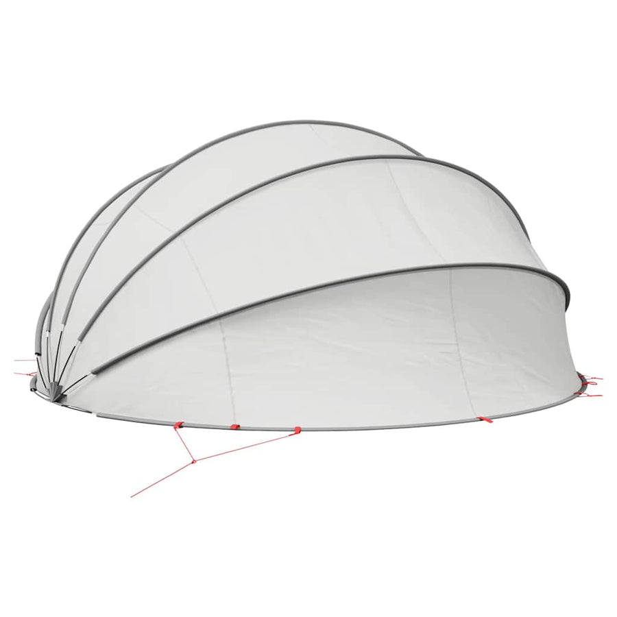 Pooldome Grijs en Oranje 500 x 500 x 236 cm