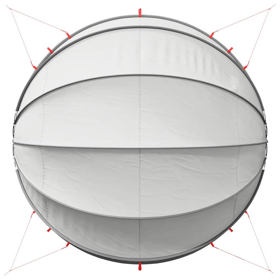 Pooldome Grijs en Oranje 500 x 500 x 236 cm
