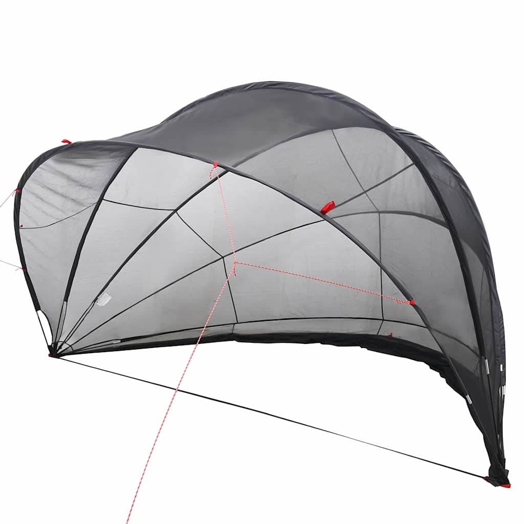 Pooldome 500 x 500 x 236 cm 185T polyester met PU-coating Zwart