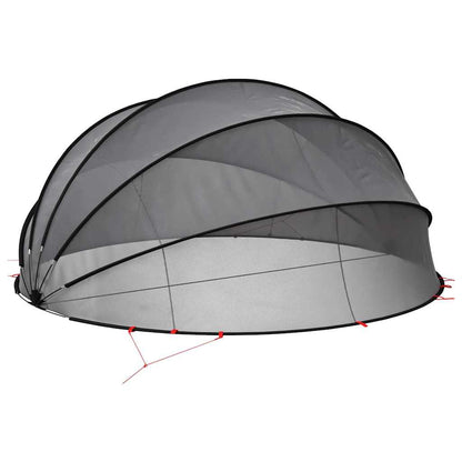 Pooldome 500 x 500 x 236 cm 185T polyester met PU-coating Zwart