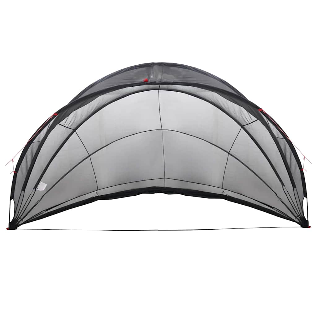 Pooldome 500 x 500 x 236 cm 185T polyester met PU-coating Zwart