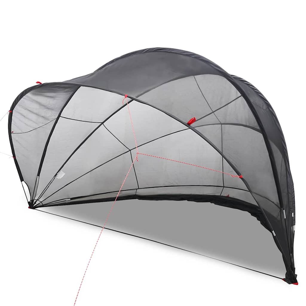 Pooldome 500 x 500 x 236 cm 185T polyester met PU-coating Zwart