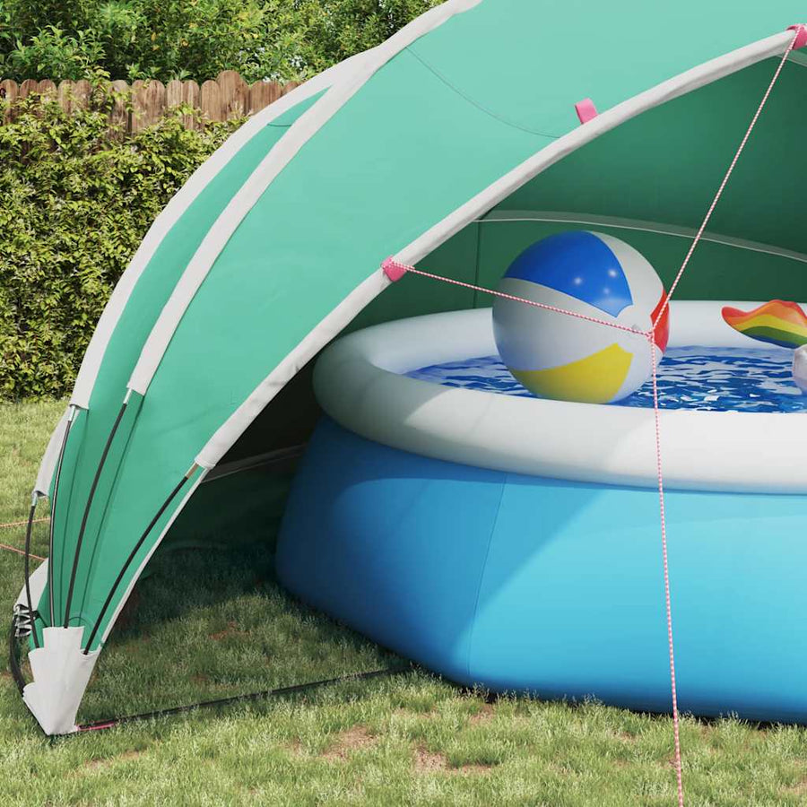 Pooldome Groen 546 x 516 x 250 cm 185T polyester met PU-coating