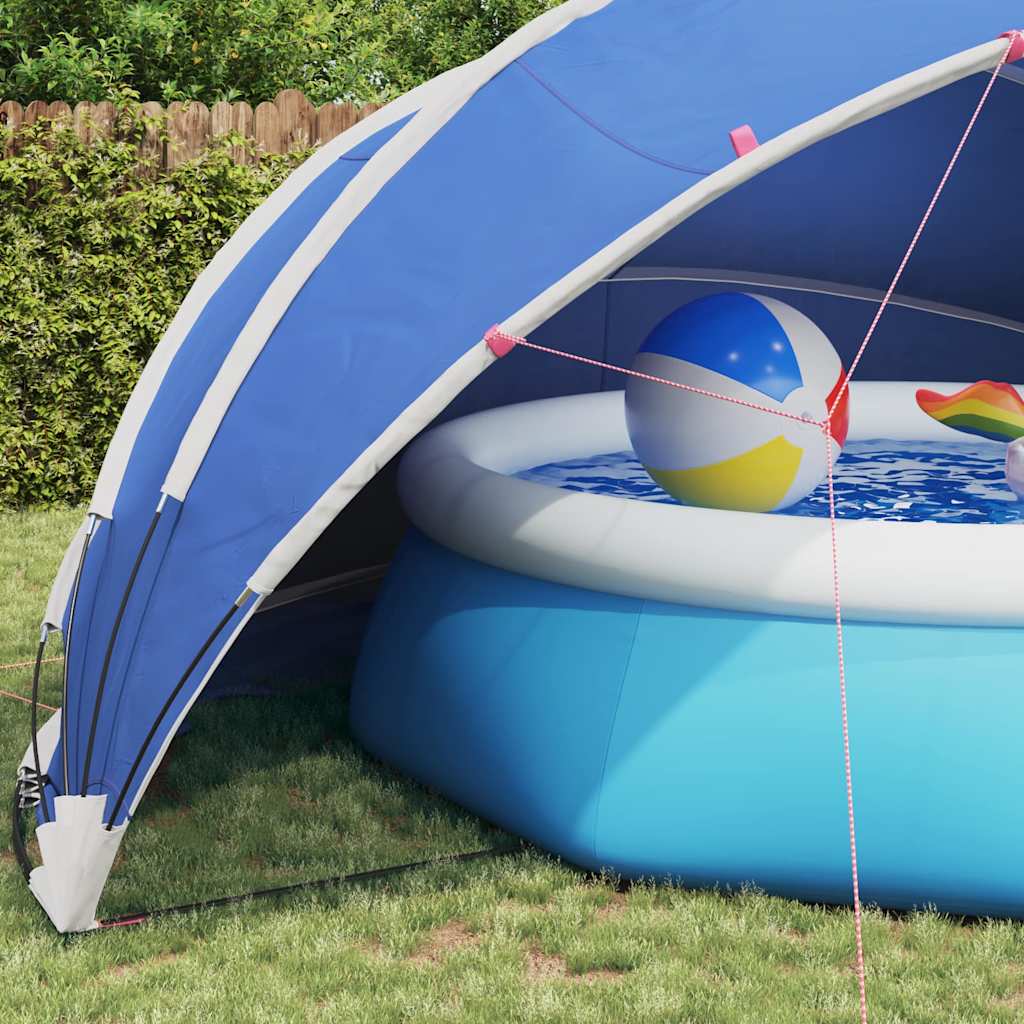 Pooldome Blauw 546 x 516 x 250 cm 185T polyester met PU-coating